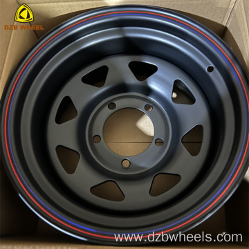 18 inch aftermarket black steel wheel